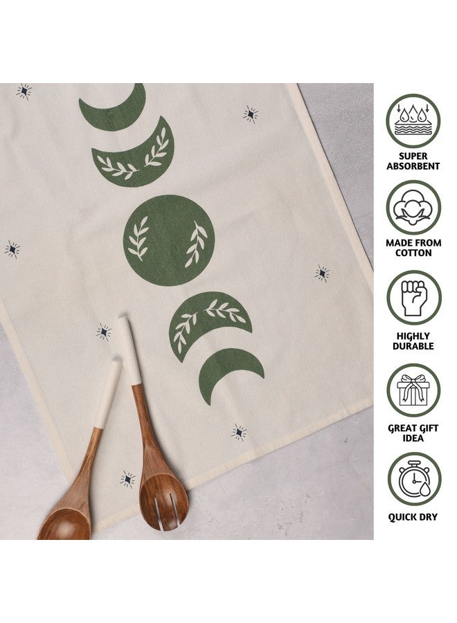 Folkulture Kitchen Towels or Dish Towels, 20" X 26" Modern Kitchen Hand Towels or Tea Towels from Daughter, Set of 3 Cotton Dishtowels and Dishcloth for Farmhouse Decor, Magical - Image 3