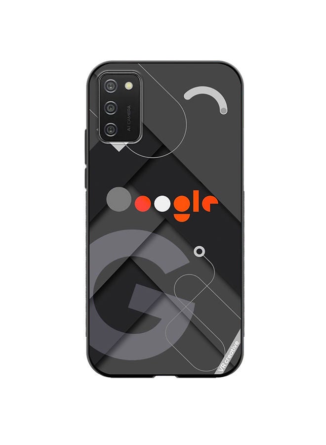 VR CREATIVE Protective Case Cover For Samsung Galaxy A02s Google Design Multicolour - Image 1