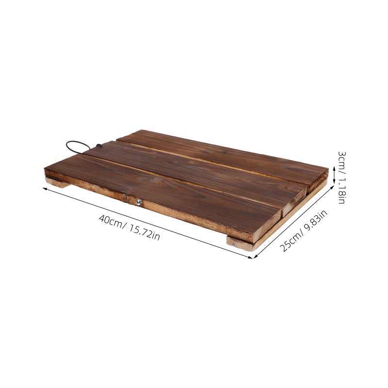 Vertical Wall Planter for Indoor Plants Wood Hanging Planter for Home and Office Wood Planter for Rustic Farmhouse Decor - Image 3