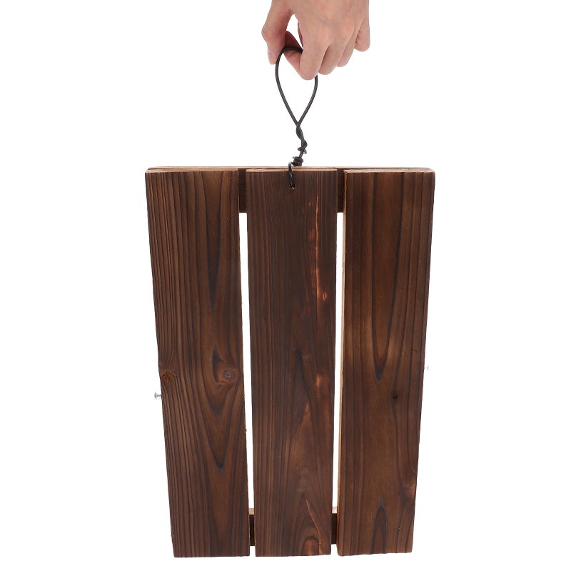 Vertical Wall Planter for Indoor Plants Wood Hanging Planter for Home and Office Wood Planter for Rustic Farmhouse Decor - Image 2