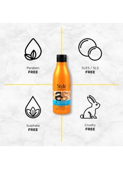style aromatherapy Professional Moroccan Argan Oil Hair Shampoo For Dry, Damaged, Dull, Frizzy Hair (Shampoo, 250 Ml)  - Image 3