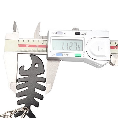 SWATOM Fish Bone 6PCS Bottle Opener Keychain Beer Openers Tool Key Chain Ring Accessories - Image 4