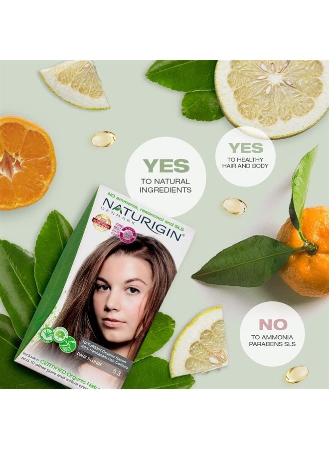 NATURIGIN Light Ash Blonde Hair Dye 8.1 - Permanent Hair Color 100% Grey Coverage - Certified Organic Natural Ingredients, Deeply Nourishes the Hair - Ammonia Free, Vegan, Long Lasting Results - Image 4