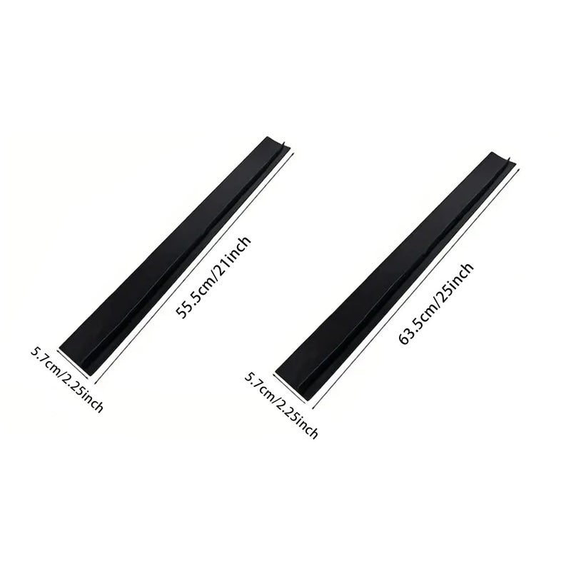 ItsNio Silicone Stove Gap Covers (2 Pack), Stove Gap Guard, Heat Resistant Oven Gap Filler, Easy Clean,25 Inches, Black - Image 2