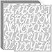 Bemeol 864 Pieces Letter Stickers 24 Sheets 2 Inch Alphabet Letter Stickers Self Adhesive Sticker Letters for Bulletin Board Classroom Mailbox Door Home DecorWhite - Image 2