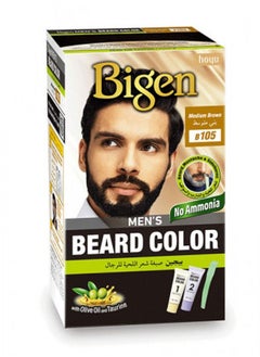 Bigen Men's beard dye B105 medium brown 