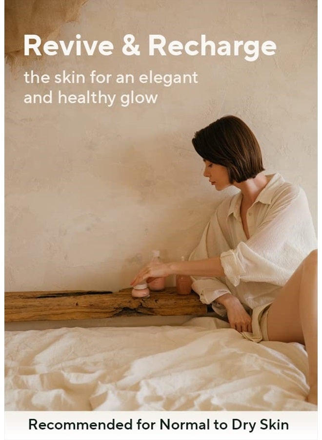 AROMATICA Reviving Rose Infusion Serum 3.38oz / 100ml, Vegan, Anti-aging hydrating serum, Glowing Serum for dry skin | with Damask Rose Water and Rose Oil - Image 3