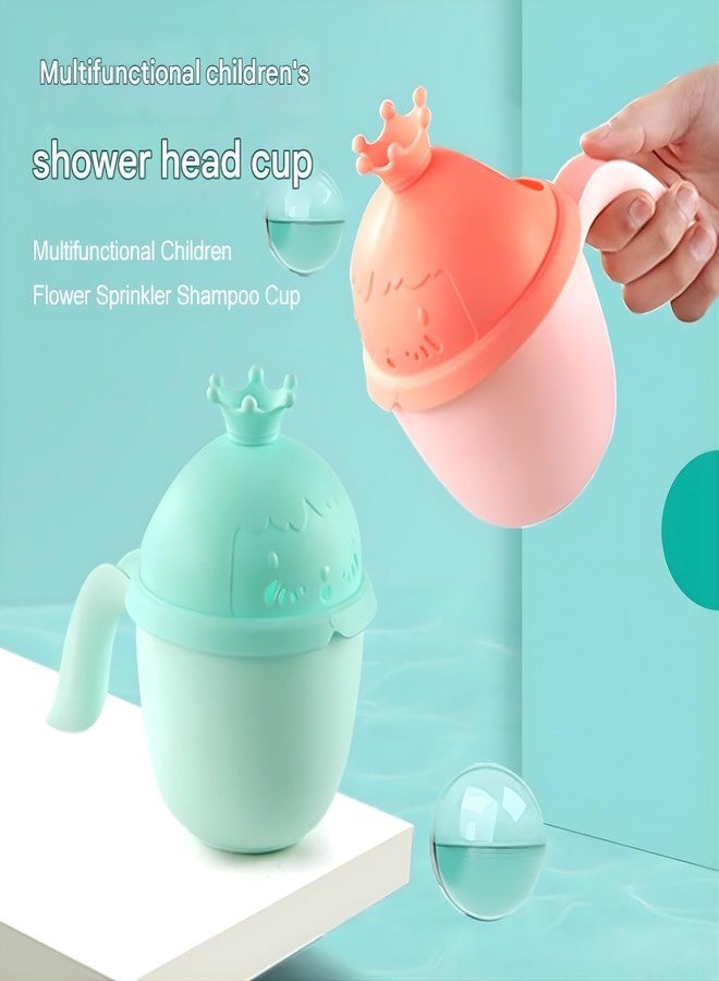 kokibebe' Kokibebe Baby Shower Cap for Kids with Bath Rinse Cup, Adjustable Toddler Hair Washing Shield Hat Baby Bath Visor Shampoo Hat for Toddlers 0-12 Years (Pink) - Image 4