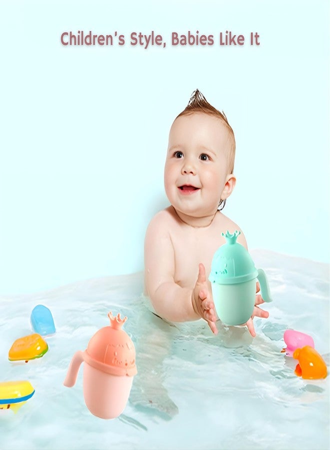 kokibebe' Kokibebe Baby Shower Cap for Kids with Bath Rinse Cup, Adjustable Toddler Hair Washing Shield Hat Baby Bath Visor Shampoo Hat for Toddlers 0-12 Years (Pink) - Image 5