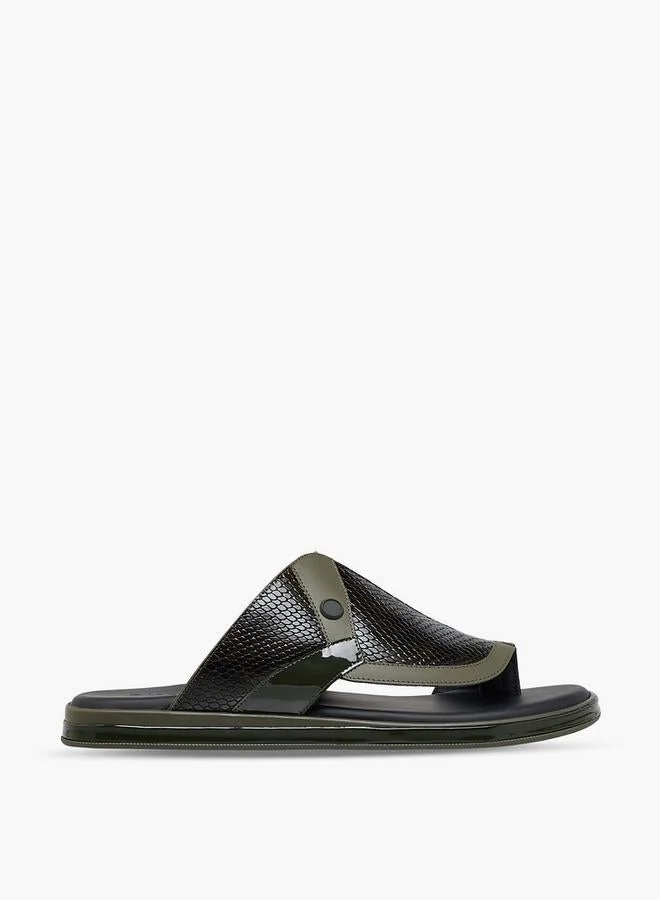 Le Confort Men Slip-On Leather Arabic Sandals