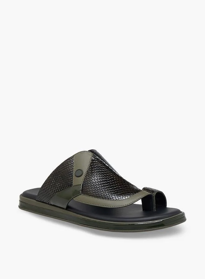 Le Confort Men Slip-On Leather Arabic Sandals