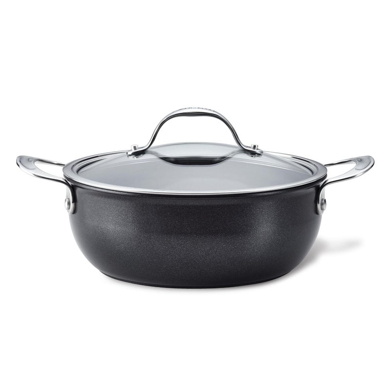 Anolon X Hybrid Nonstick Casserole Pan with Lid Dark Gray - Image 1