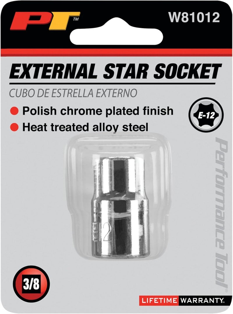 Performance Tool W81012 E-12 External Star Socket - Image 3