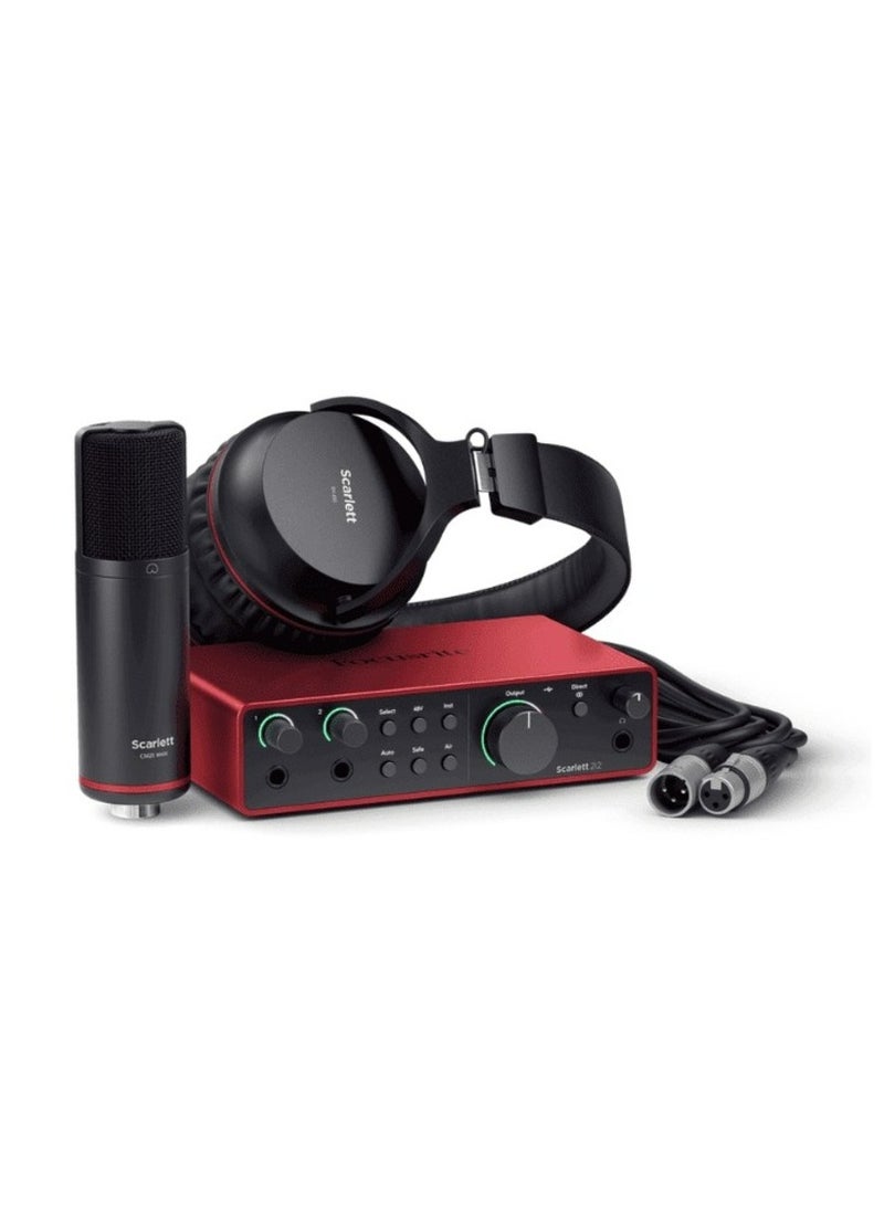 Focusrite - Focusrite Scarlett 2i2 Studio 4th Gen Recording Bundle - Image 1