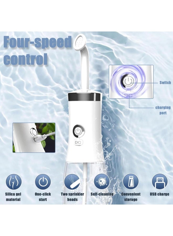 شفاء الحياة بيديت محمول للسفر، رذاذ شحن USB للمرحاض، بيديت للنساء مع 4 أوضاع، بيديت محمول للسفر عالي الضغط مع فوهتين، للتنظيف الصحي/العناية المهدئة بعد الولادة - Image 5