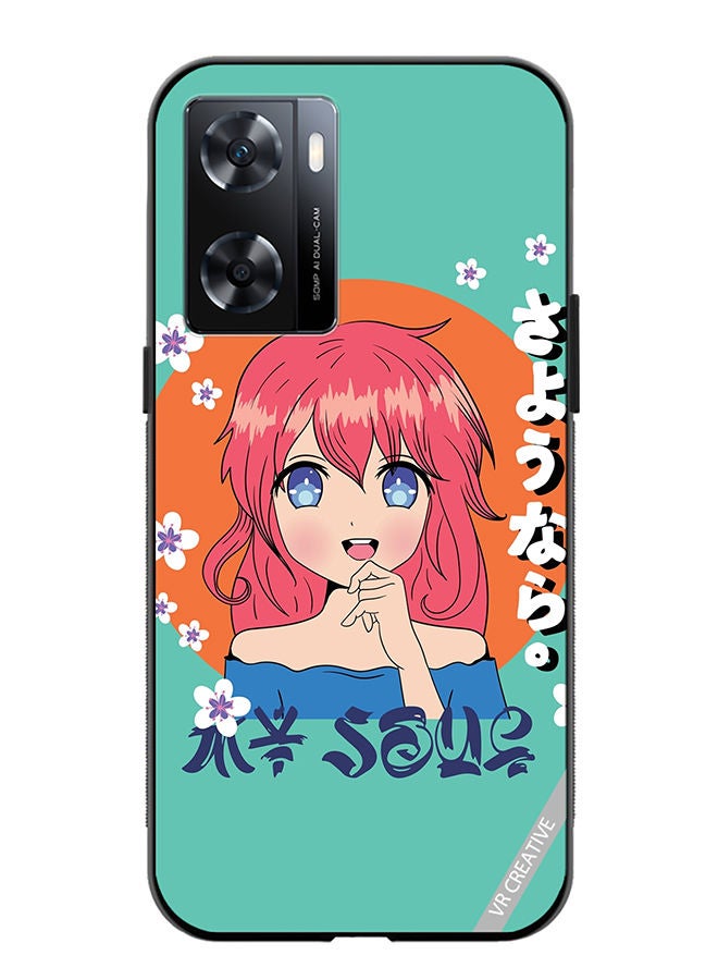 VR CREATIVE Protective Case Cover For OnePlus Nord N20 SE Japanese Gril Text Means Good Bye Design Multicolour - Image 1