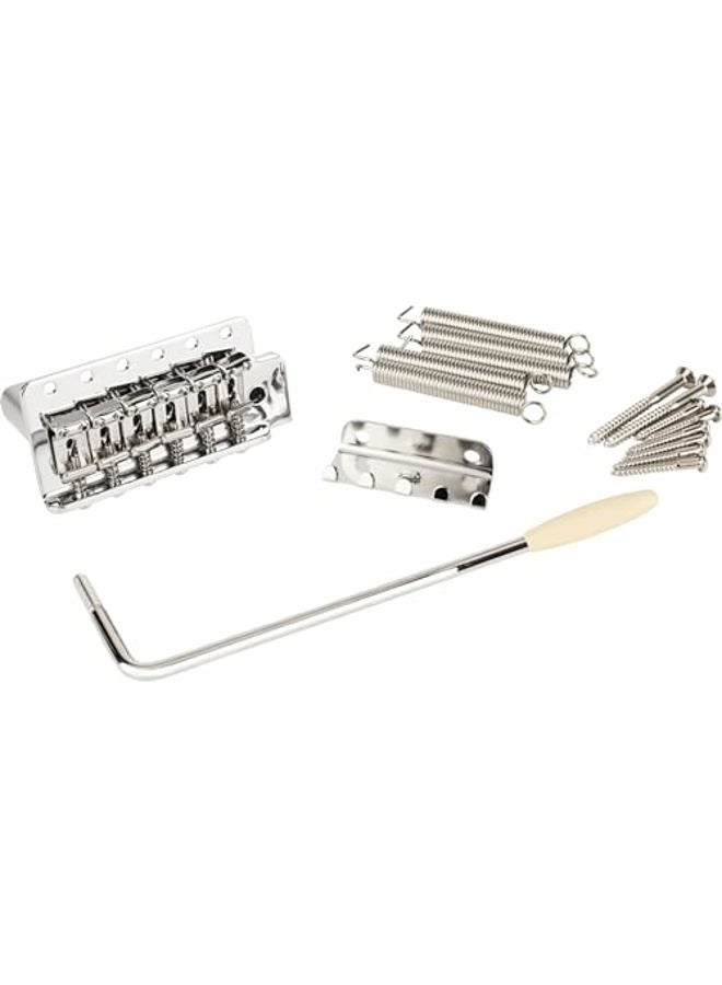 FENDER Vintage/Narrow Strat Tremolo Assembly 099207000 Tremolo for Stratocaster Electric Guitars in Vintage Style - Finish: Chrome - Image 2