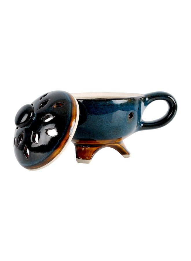 Omved Festive Special Bundle Set With Celebrate Ayurvedic Dhoop, Dhoop Charcoal-Pack Of 30 And Ceramic Tribal Dhoopdan - Image 5