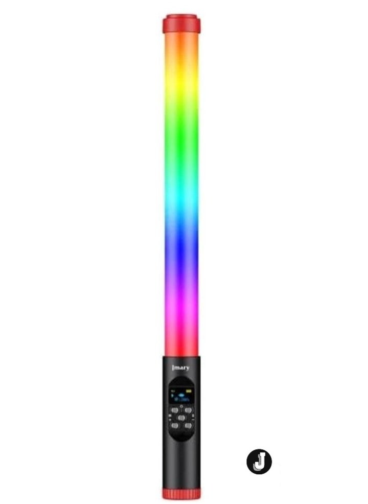 JAJEEK Portable RGB LED Waterproof Lighting Bar with LED Display – Adjustable Color & Brightness for Filmmakers and Photographers - Image 1