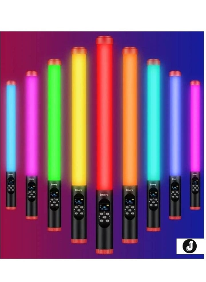 JAJEEK Portable RGB LED Waterproof Lighting Bar with LED Display – Adjustable Color & Brightness for Filmmakers and Photographers - Image 2