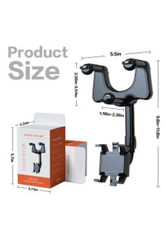 Service Zone Multifunctional 360° Car Mobile Phone Holder Black  - Image 2