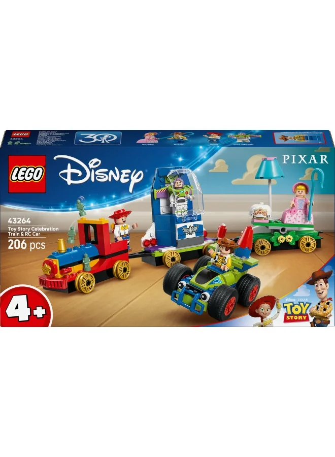 LEGO Disney Pixar Toy Story Celebration Train & Rc Car 43264 (206) Pieces