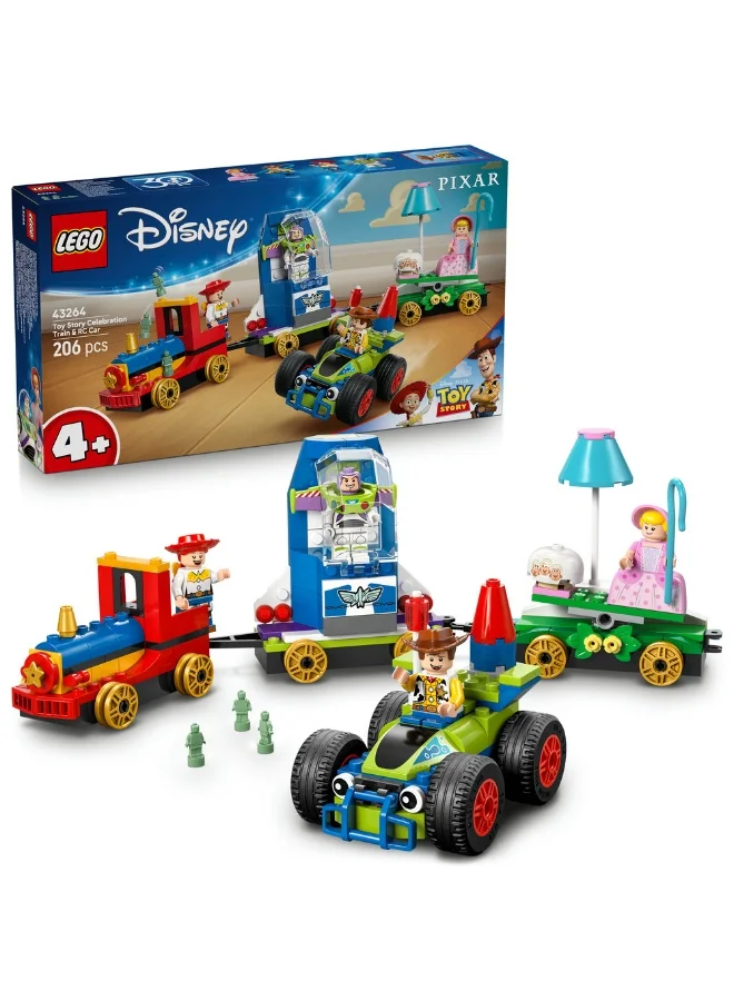 LEGO Disney Pixar Toy Story Celebration Train & Rc Car 43264 (206) Pieces