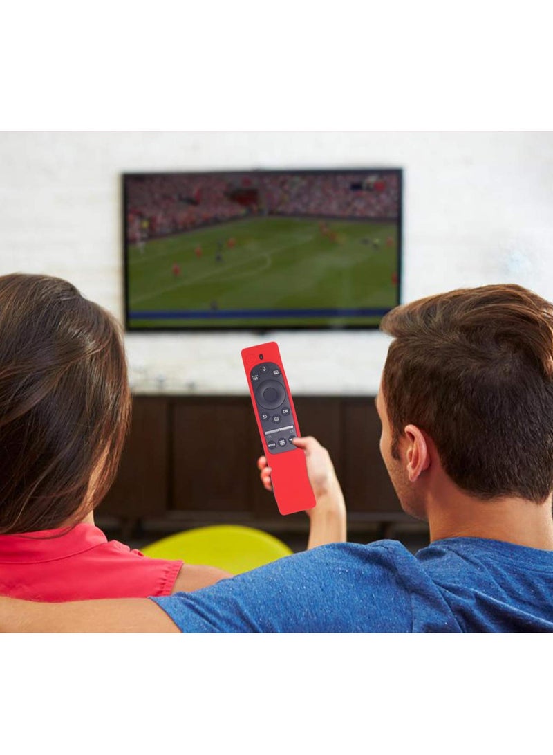 KASTWAVE Case for Samsung BN59 Series Remote Controller Silicone Protecitve,Anti-Slip and Shockproof Silicone Case for Samsung Remote Control (Red)  - Image 3