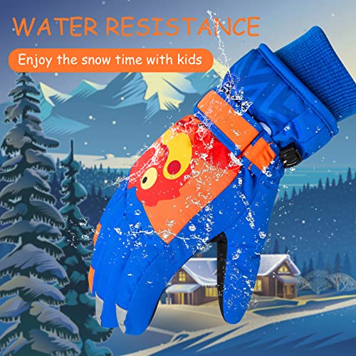 EVBEA Toddler Gloves Baby Winter Snow Gloves Boys KL L - Image 2