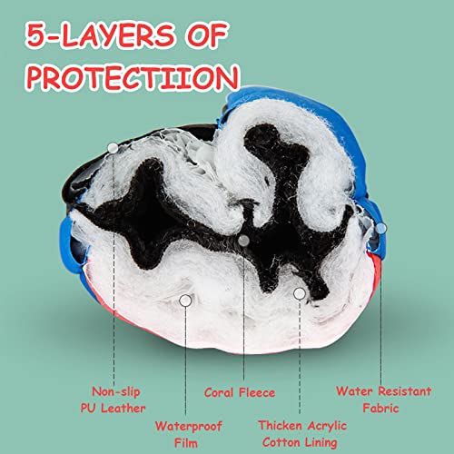 EVBEA Toddler Gloves Baby Winter Snow Gloves Boys KL L - Image 3