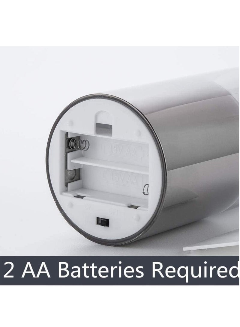 Flameless Flickering Electric Candles with Remote, 3 Pack Realistic LED Fake Candles, for Birthday Party/Wedding (Grey) - Image 3