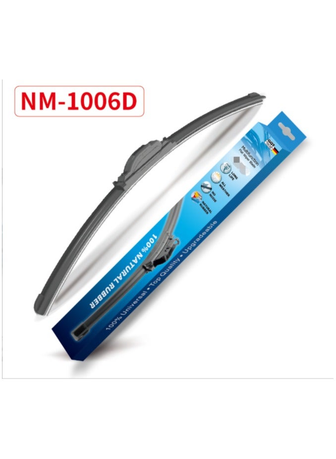 Universal wiper blades, 22-inch + 26-inch pair, suitable for most models on the market, 11 different connectors - Image 1