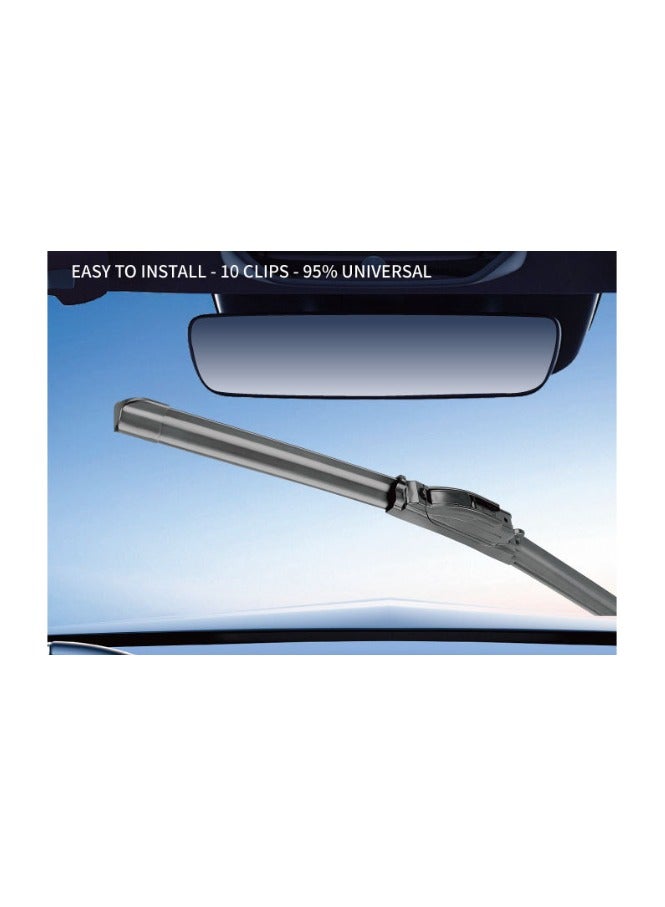 Universal wiper blades, 22-inch + 26-inch pair, suitable for most models on the market, 11 different connectors - Image 3