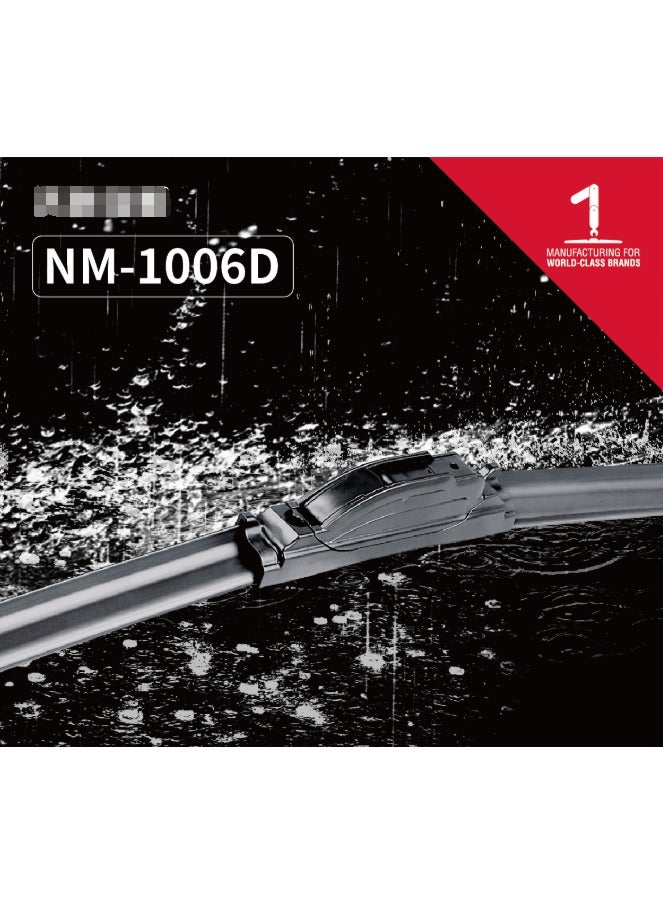 Universal wiper blades, 22-inch + 26-inch pair, suitable for most models on the market, 11 different connectors - Image 2