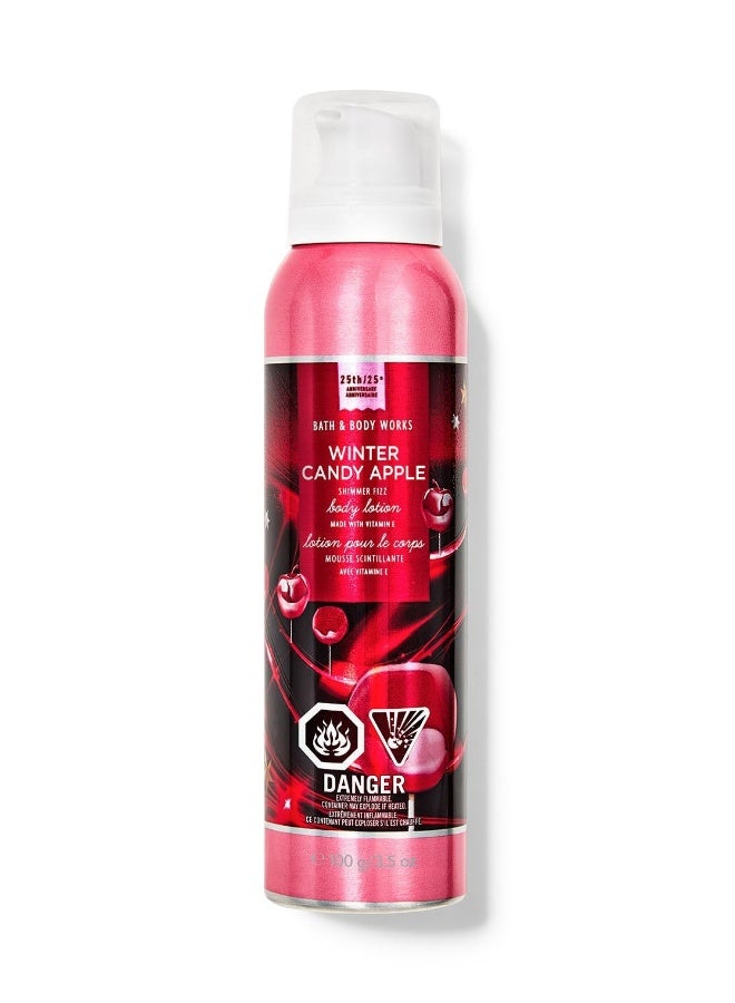 Bath & Body Works Winter Candy Apple Shimmer Fizz Body Lotion - Image 1