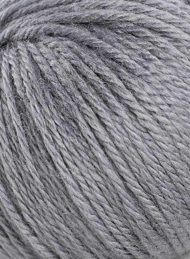 غزال عبوة من 3 كرات من خيوط غزال بيبي وول XL، الوزن الإجمالي 5.28 أونصة / 328 ياردة، وزن كل كرة 1.76 أونصة (50 غرام) / 109 ياردة (100 متر)، خيوط فائقة النعومة، متوسطة السماكة، 40% صوف ميرينو لانا، 20% كشمير، نوع البولياميد، رمادي-818 - Image 2