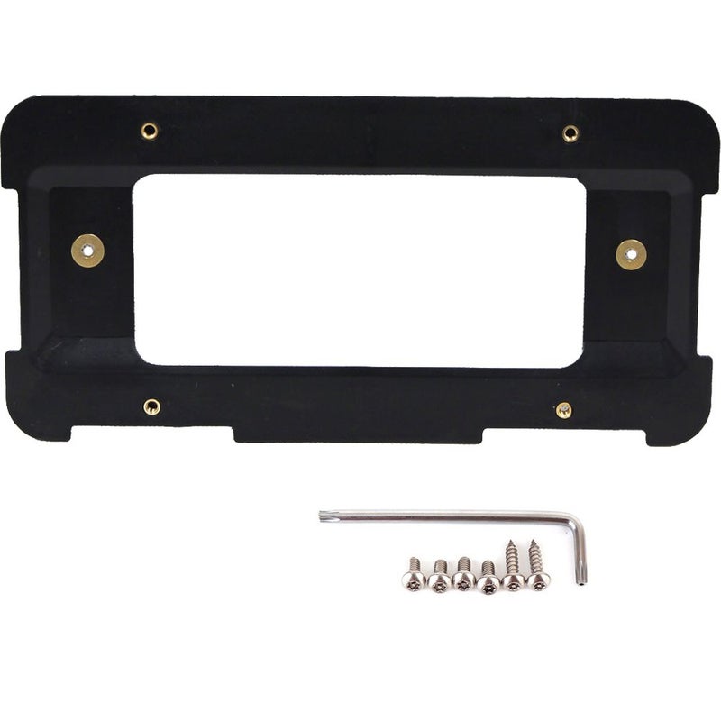 SiChun Rear License Plate Base Mount Bracket For BMW 1/2/3/4/5/6 Series X1 X 3 X4 X 5 X6 Z4 & MINI COOPER 51187160607 & 511882380615 Tag Frame Holder + 6 Anti-theft Screws & Wrench