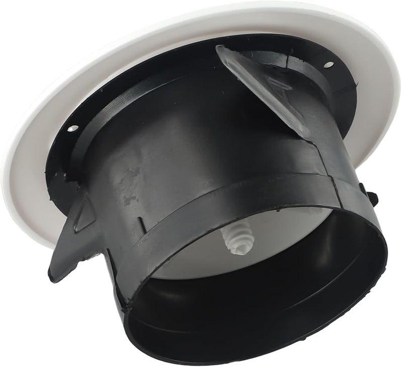 ABS Ceiling Air Vent Grille Cover Adjustable Round Diffuser For Central AC 100MM - Image 3