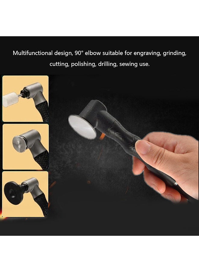 90° Elbow Compact Mill Grinder Multifunction Electric Grinding Machine Multipurpose Polishing Device with 3mm Collet  - Image 4
