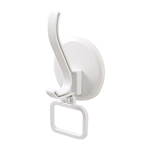 KolorFish Plastic Punch-Free Waterproof Wall Hooks (White) - Image 1