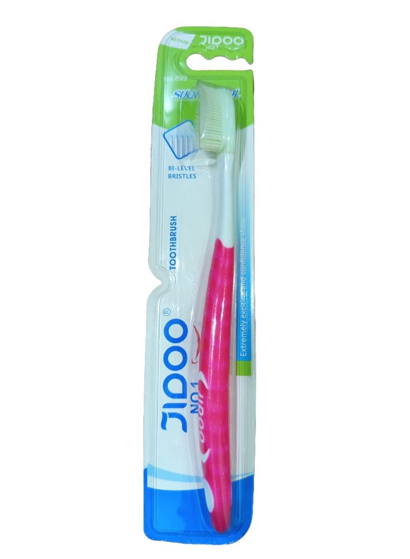 Generic Ultra Soft Medium Toothbrush Multicolor 