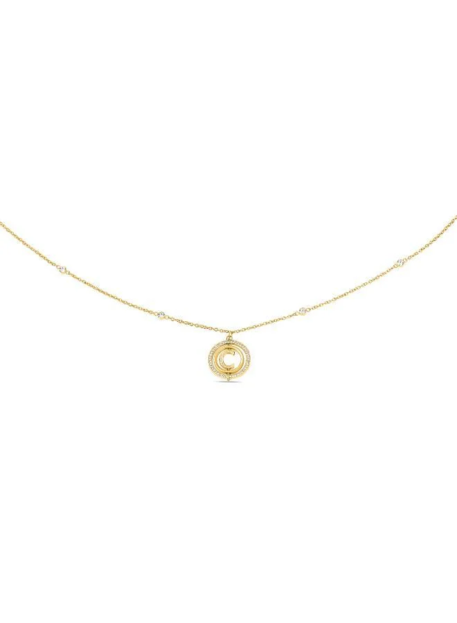 CERRUTI 1881 Supreme Round Logo  Necklace