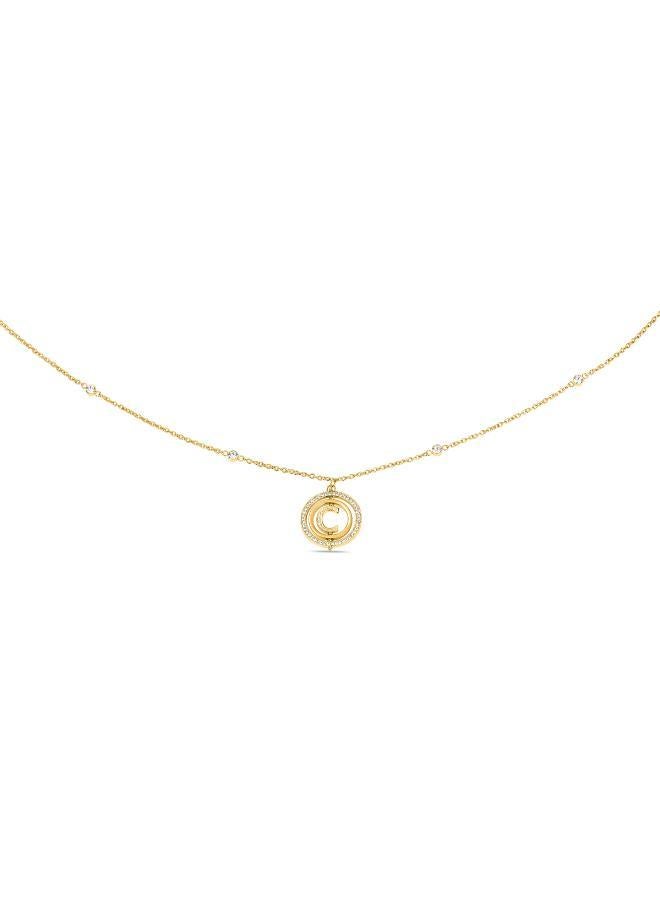 CERRUTI 1881 Supreme Round Logo  Necklace - Image 2