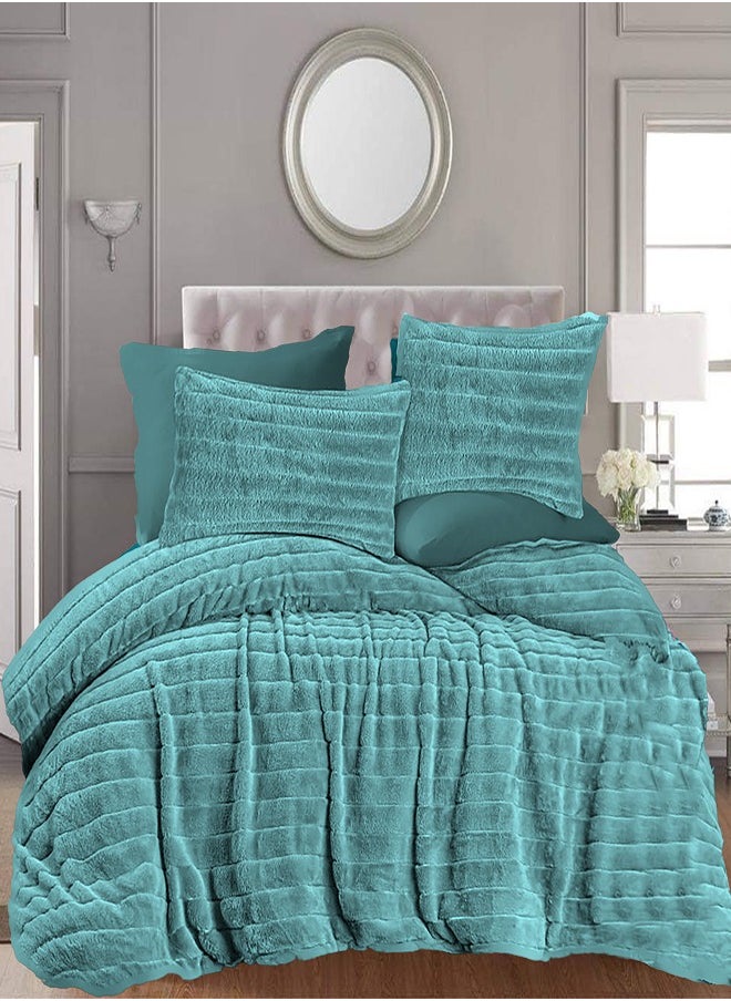 PACHA HOME - Pasha Home model: Diana Quilt + 2 pillowcases - Color: Aqua Size: 220*240 - Weight: 6 kg. - Image 1