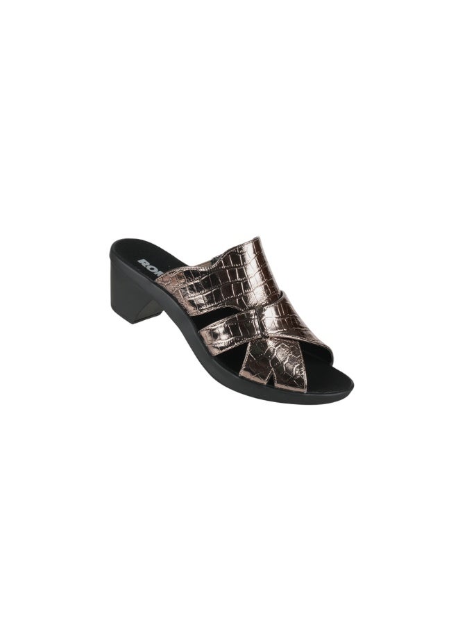 ROMIKA 117-393 Romika Ladies Block Heel Sandals 30504 Anthrazit - Image 1