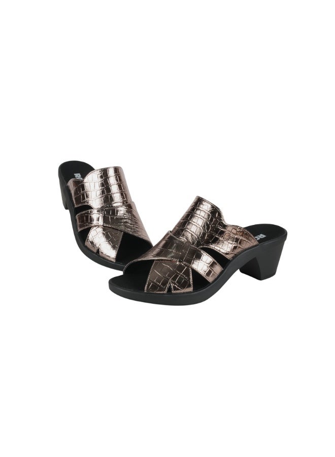 ROMIKA 117-393 Romika Ladies Block Heel Sandals 30504 Anthrazit - Image 2
