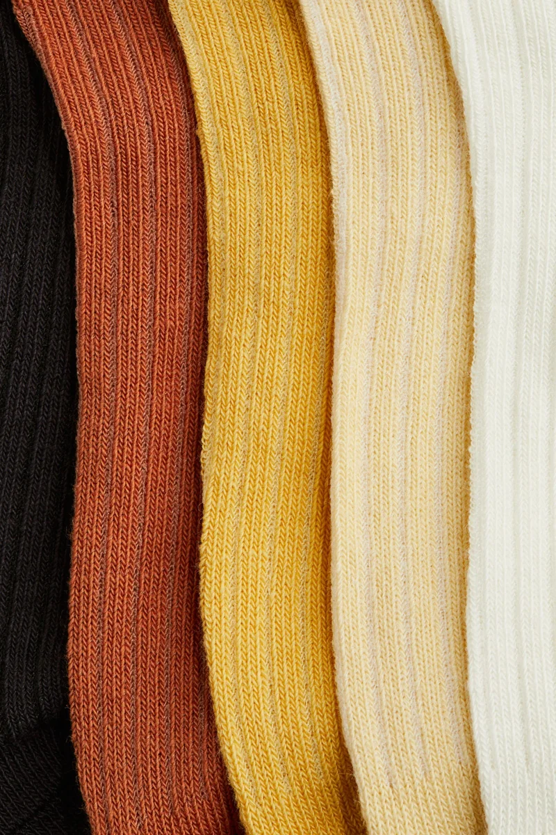 H&M 5-pack rib-knit trainer socks