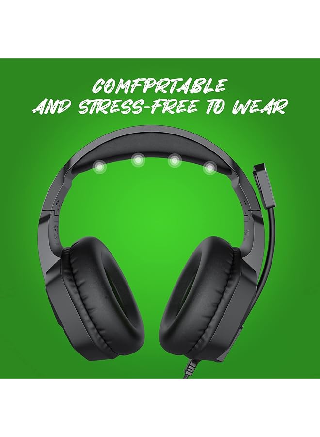 EKSA Fenrir S Gaming Headset For Xbox Series X/S Xbox One Ps5 Ps4 Pc Switch Noise Cancelling Microphone Comfortable Ear Pads 50 Mm Drivers Rgb Light One Key Control Birthday Gift - Image 2