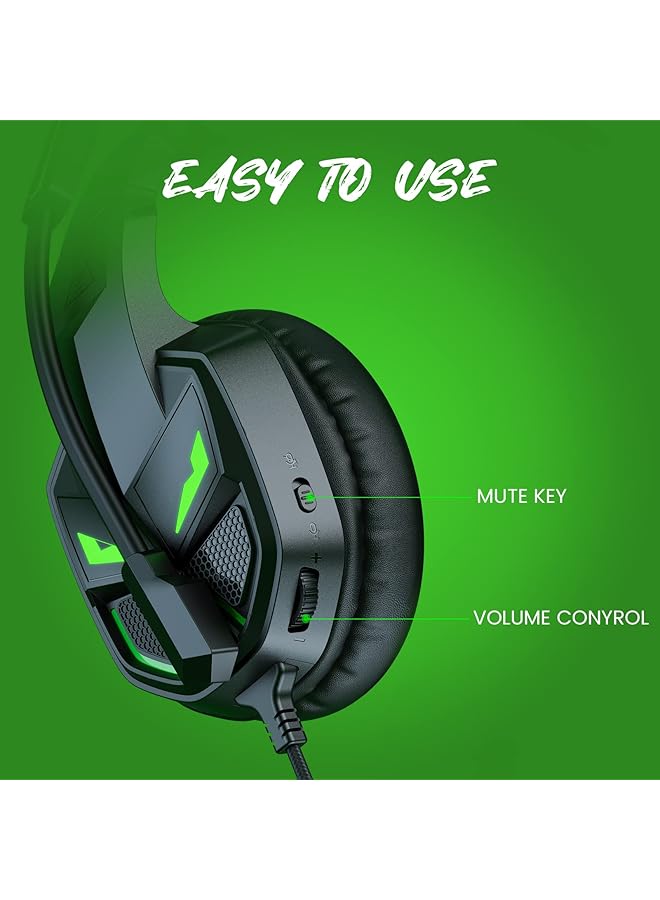 EKSA Fenrir S Gaming Headset For Xbox Series X/S Xbox One Ps5 Ps4 Pc Switch Noise Cancelling Microphone Comfortable Ear Pads 50 Mm Drivers Rgb Light One Key Control Birthday Gift - Image 5