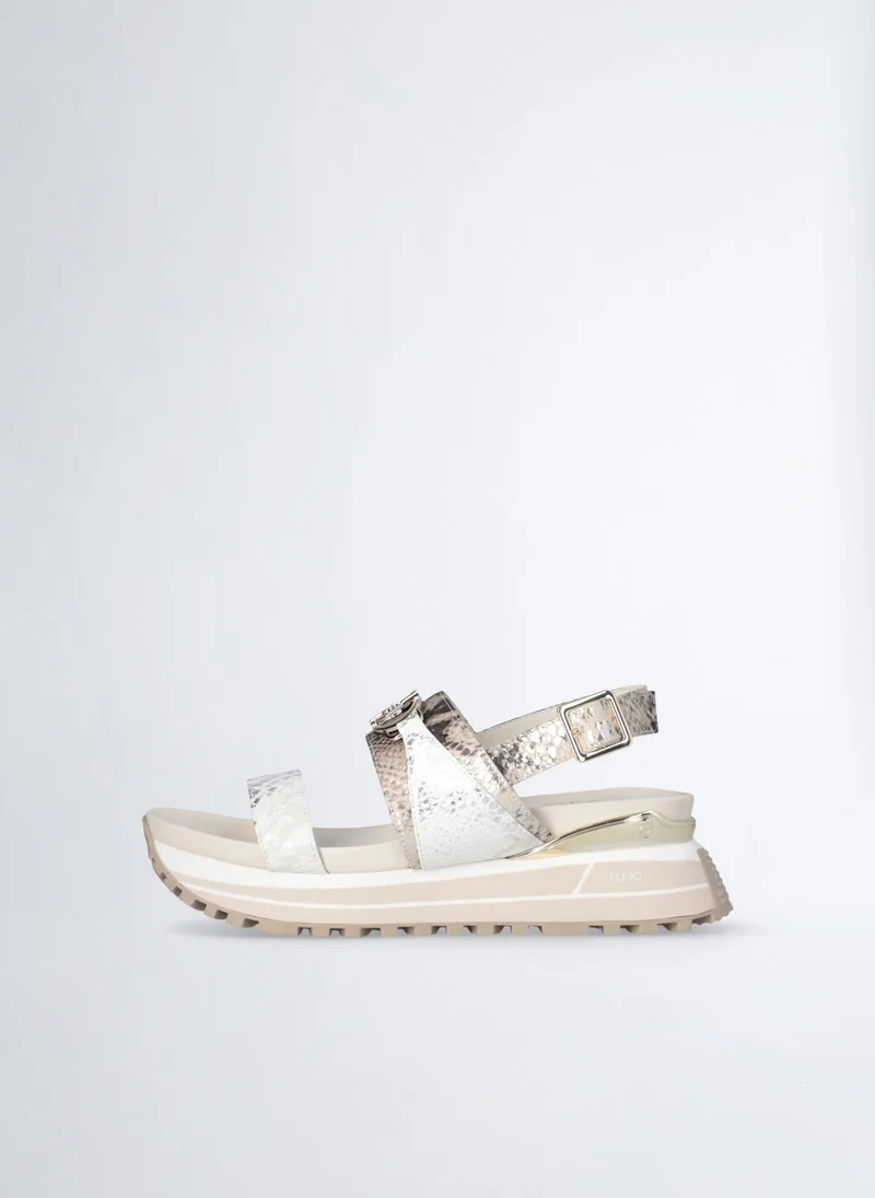 ليو جو صندل بنقشة جلد الثعبان